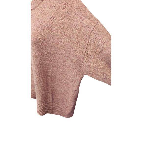 Cozy Plush Yarn Cocoon Sweater XL Slub recycled material lavander purple old nav - Picture 4 of 9